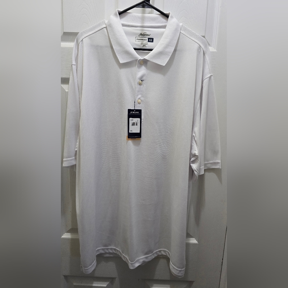 Jaxk Nicklaus 2xl Men's White Polo Shirt See Snag Pics